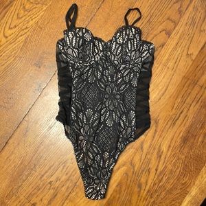 Victoria’s Secret black lace teddy